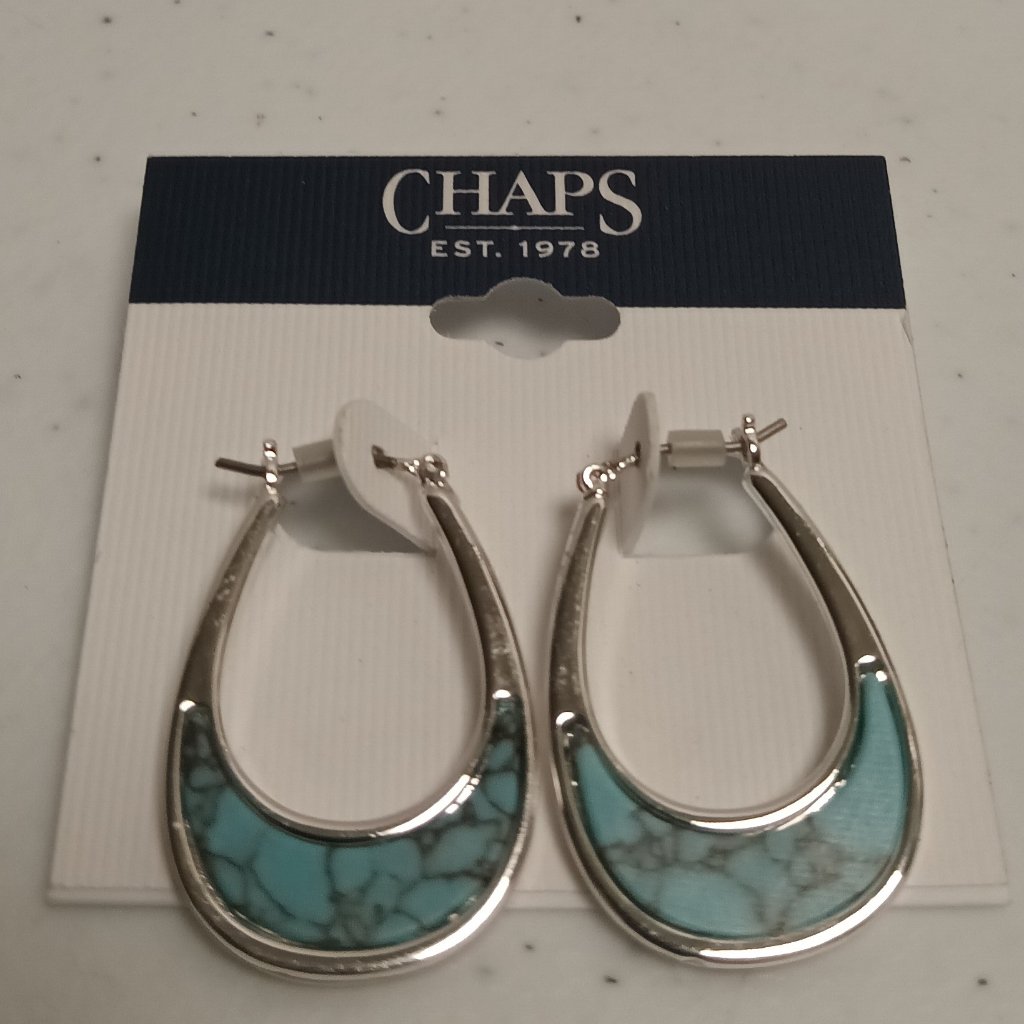 Chaps Hoop Earrings 12$